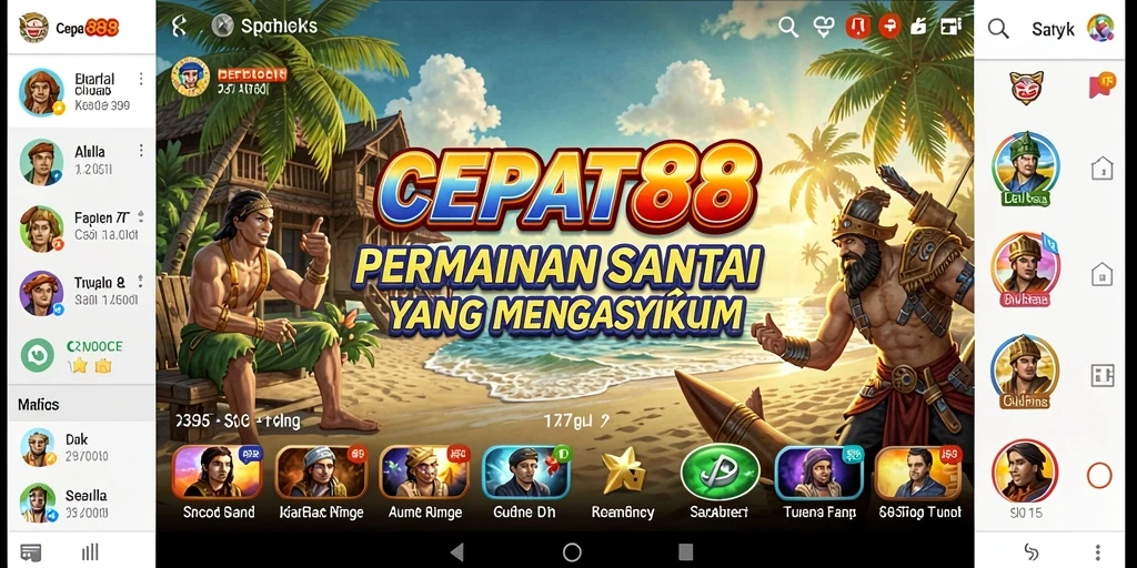 Tampilan menarik dari gameplay CEPAT88 yang menawan.