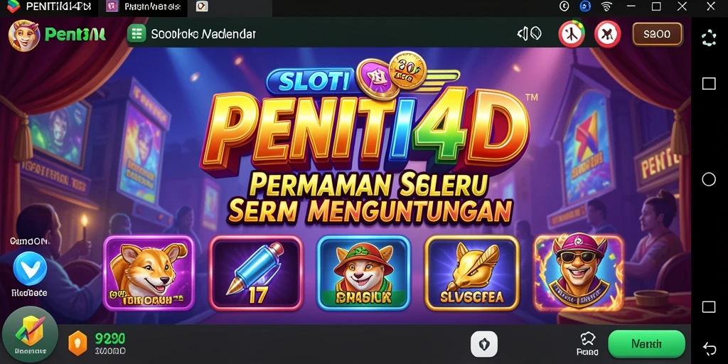 Tampilan gameplay Slot di PENITI4D yang menegangkan dan seru.