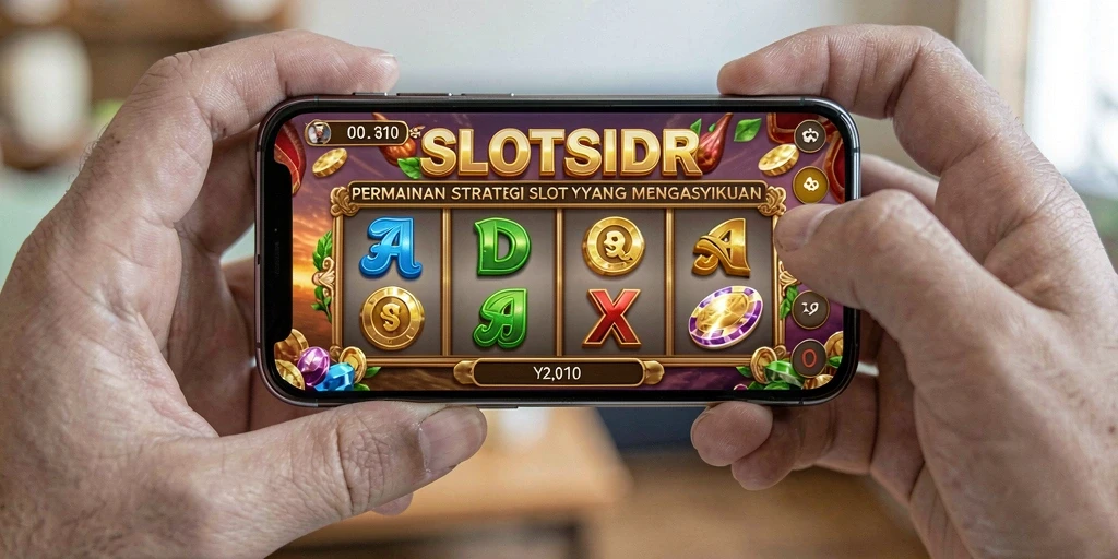 Tampilan gameplay menakjubkan dari SLOTSIDR yang penuh warna.