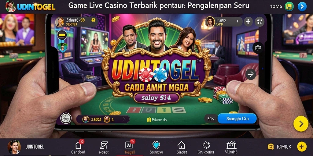 Tampilan gameplay seru di UDINTOGEL dengan dealer profesional.