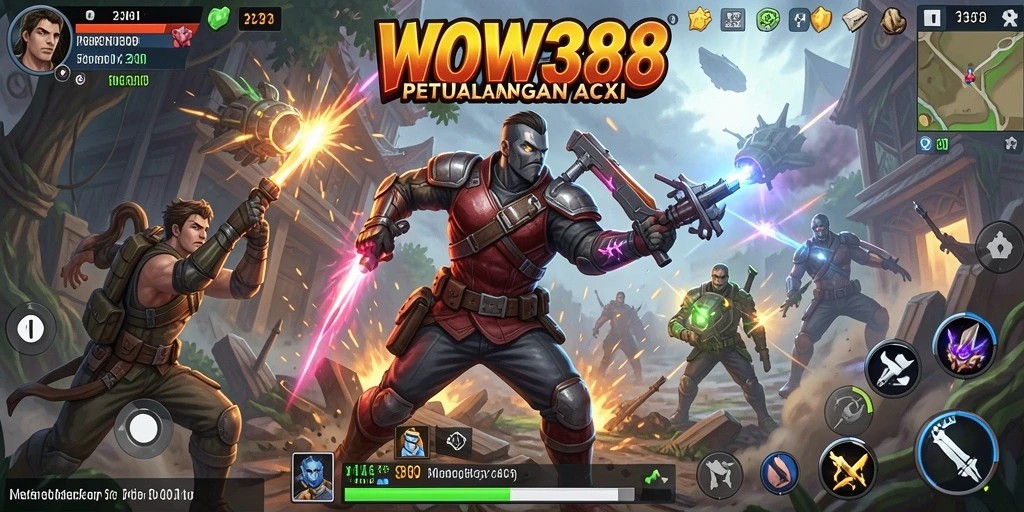 Tangkapan layar WOW388 menampilkan aksi pertarungan yang mendebarkan.
